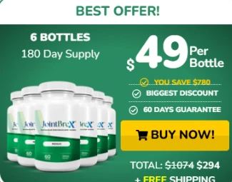 Add to cart button for the JointBreX 6-bottle package