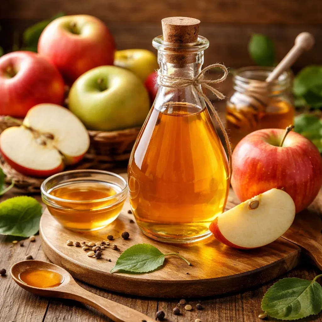 Apple cider vinegar ingredient in Gumitide for blood sugar support